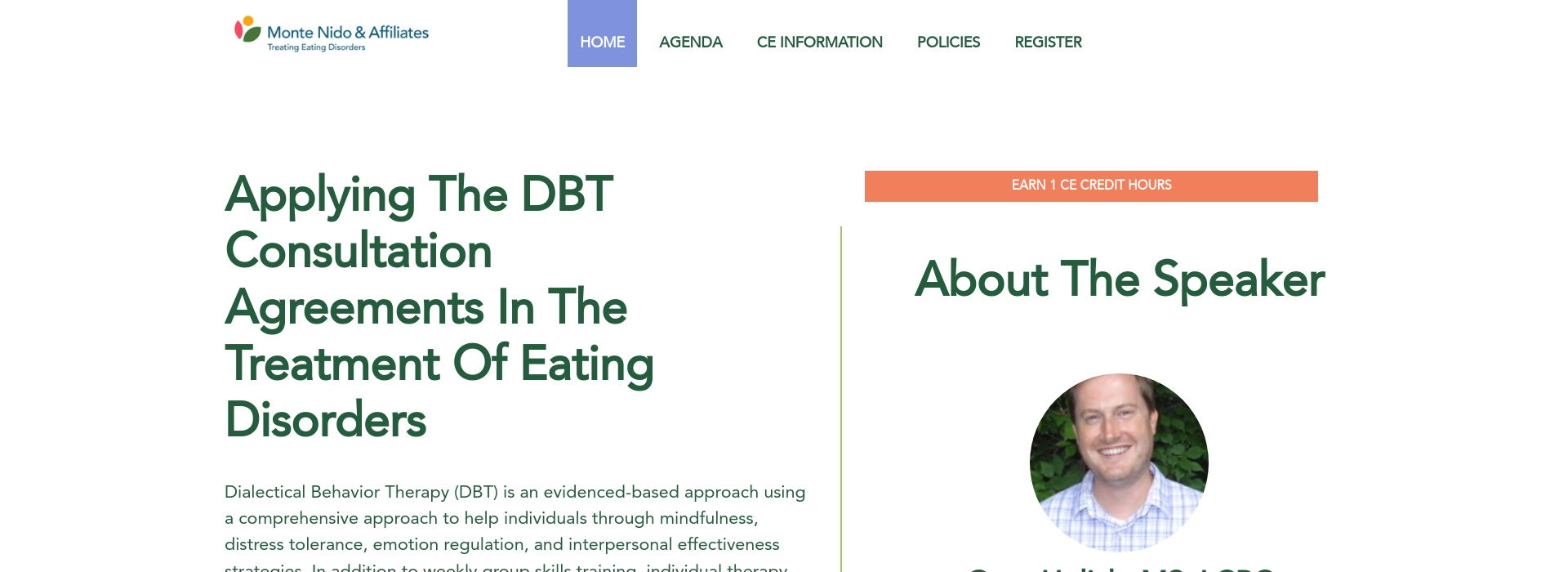 Applying the DBT Consultation Agreements in the Treatment of Eating ...