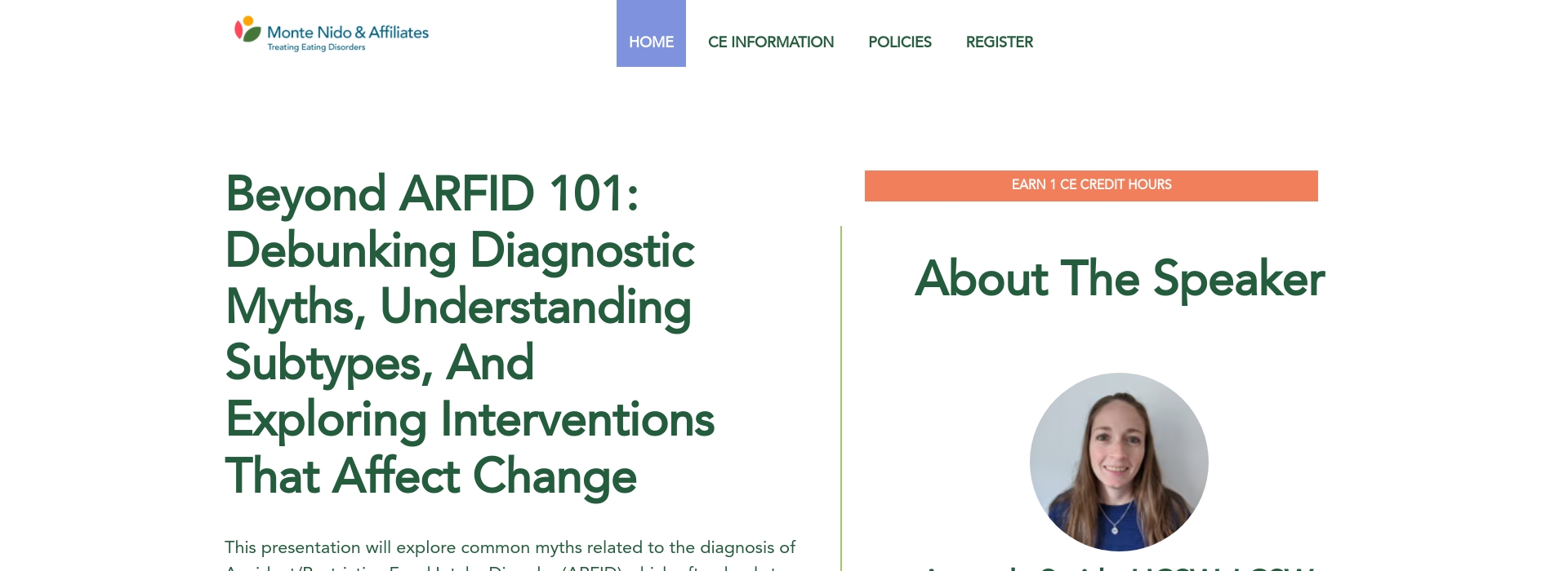 Beyond ARFID 101: Debunking Diagnostic Myths, Understanding Subtypes ...