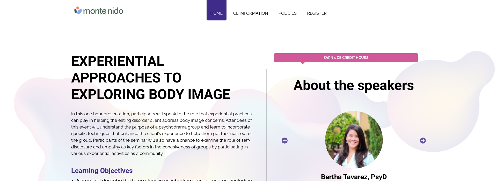 EXPERIENTIAL APPROACHES TO EXPLORING BODY IMAGE